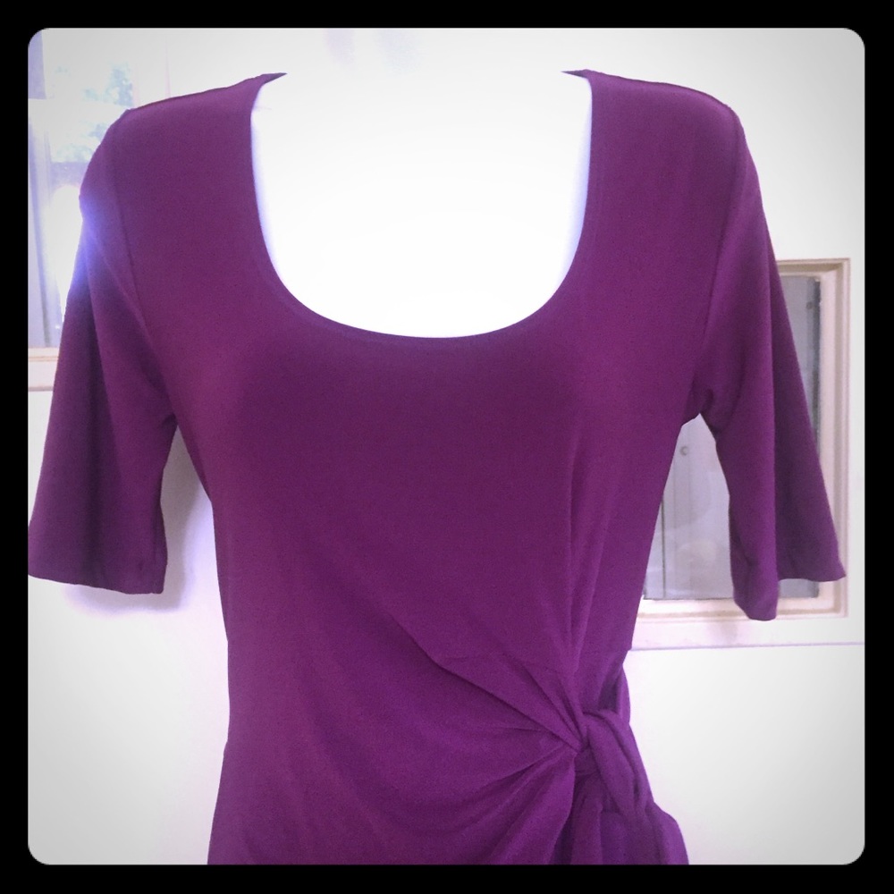 ✨2/$20✨JW Purple Tie Front Maternity Dress- XS